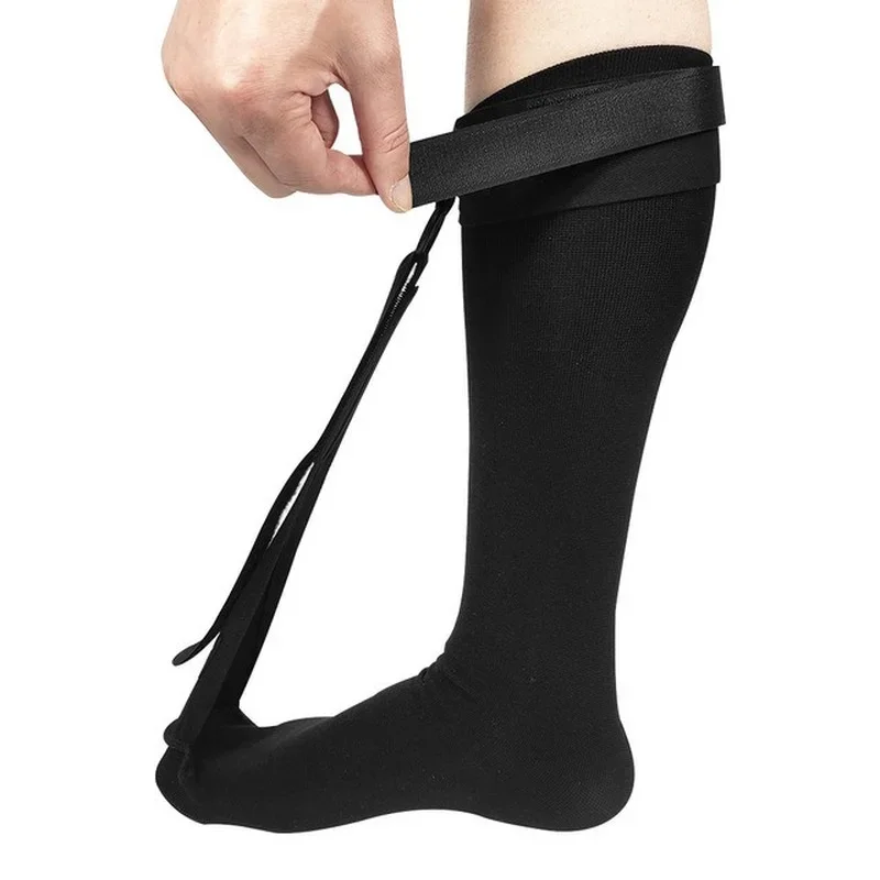 Herramienta de soporte para pies, calcetines de dibujo profundo, medias de compresión nocturna adecuadas para fascitis plantar y tendinitis de Aquiles