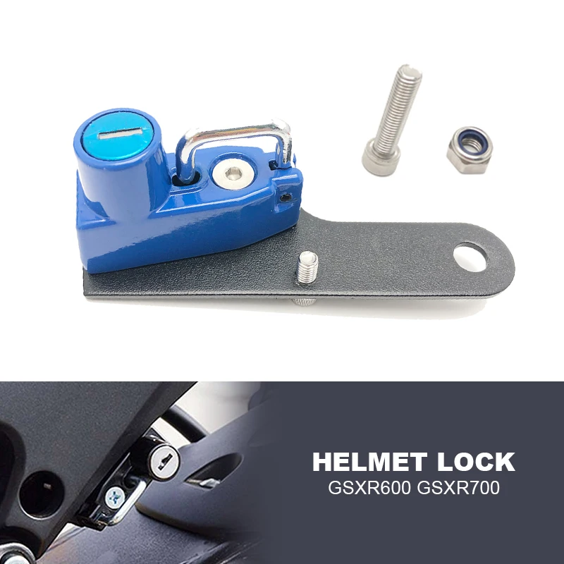 

For Suzuki GSXR600 GSXR700 GSX R600/R700 2011 2012 2013 2014 2015 2016 Helmet Lock Anti-theft Security Aluminum Alloy Mount Hook