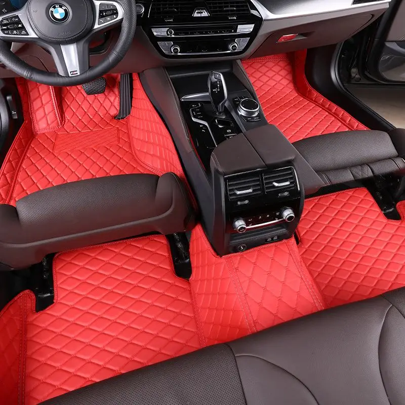 

Custom Leather Car Floor Mat for Mercedes Benz GLE W164 W166 C292 W167 C167 Auto Carpet Accessories Syling Interior Parts
