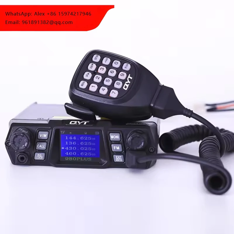 

Uhf Vhf CB Radio High-power 100W Dual Band Quad Band Transceiver Long Range Walkie Talkie For Car And Vehicle CN-980PLUS