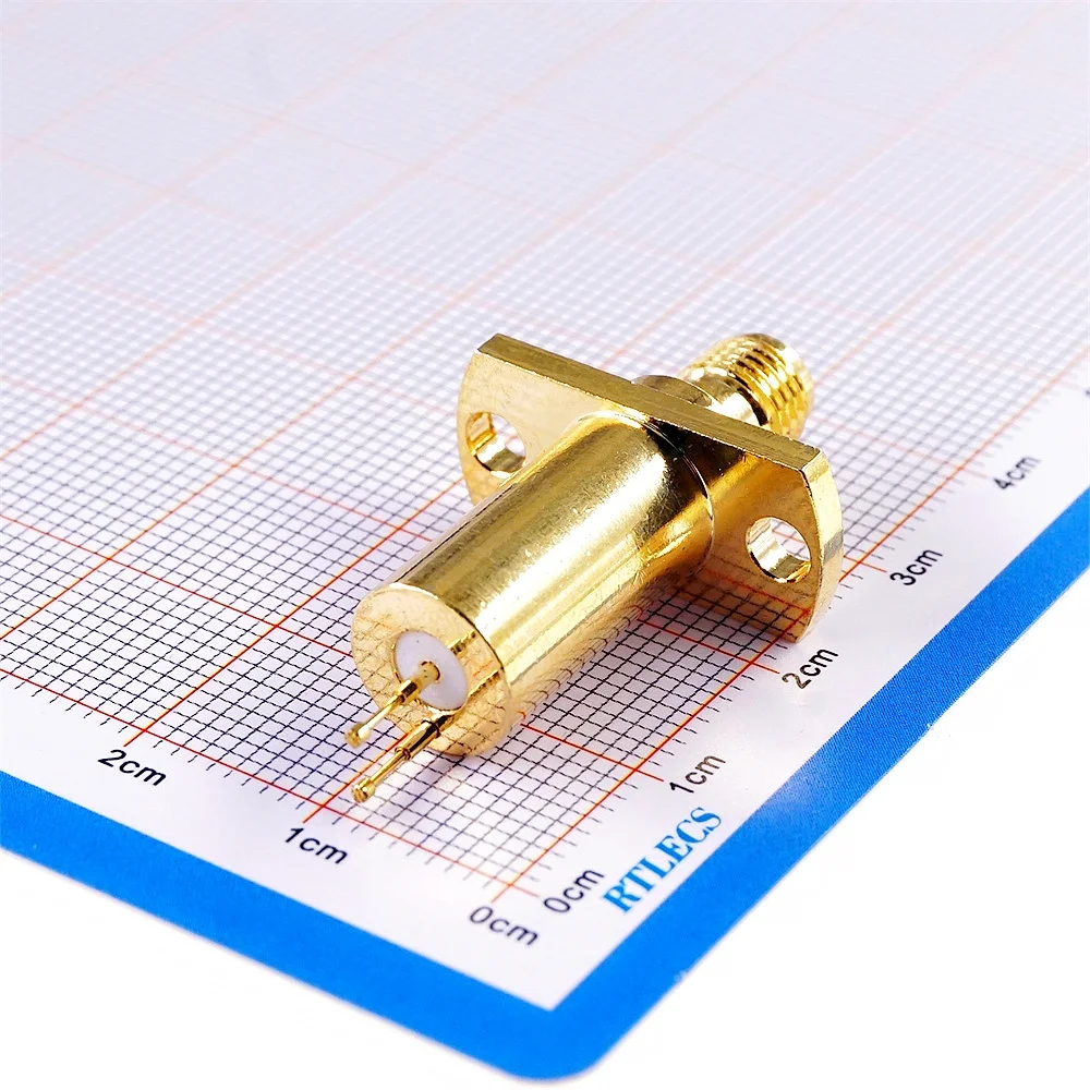 1 pc RF Test Probe Dual head high frequency 6 GHz Max SMA-KF needle AP mobile phone Spring Loaded Pogo Pins SMA Socket Connector