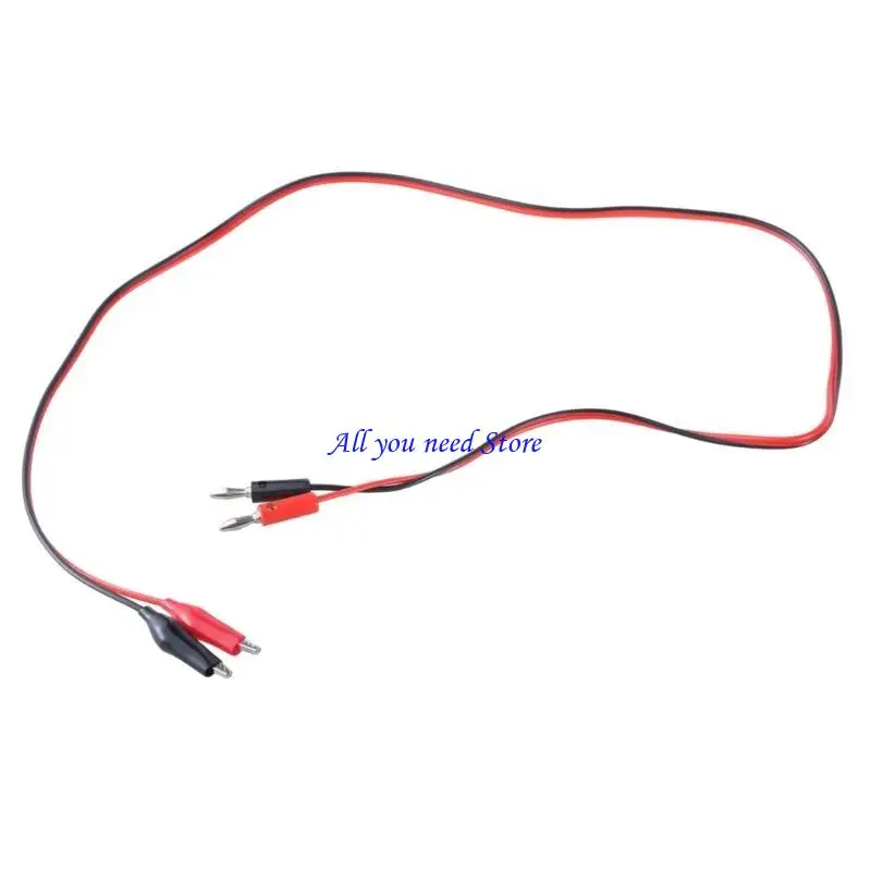 K9FB Power Plug to Alligators Clip Cable Double Alligators Clips Power Test Cable