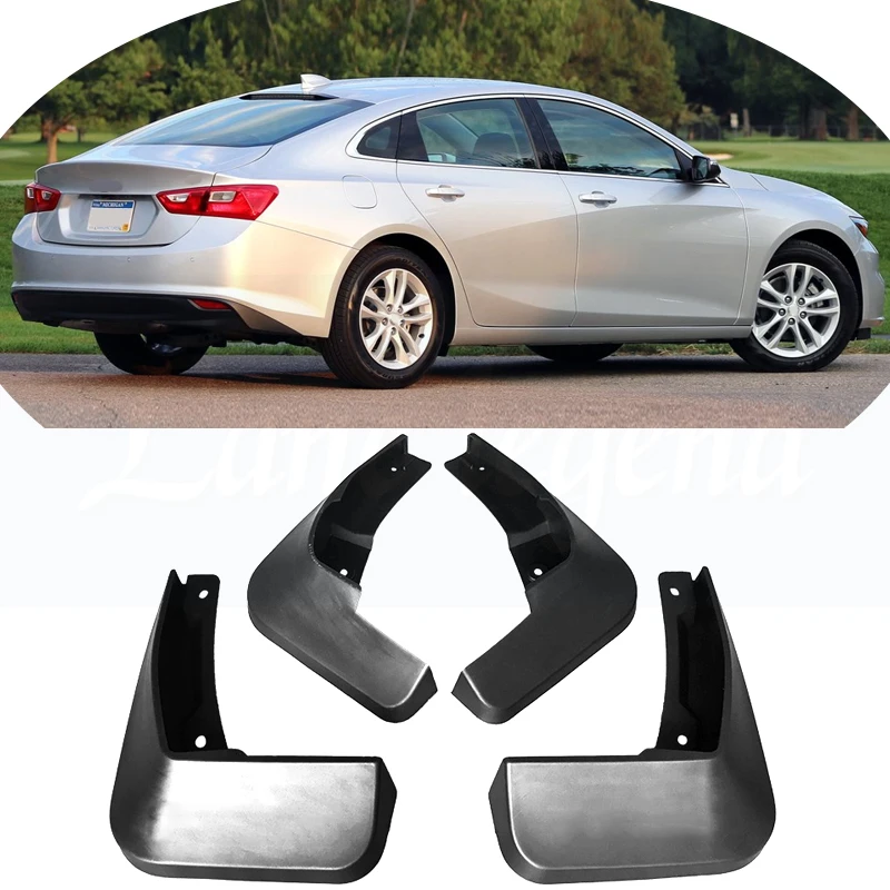 4 PCS Car Mud Flaps for Chevrolet Malibu 2016~2019 Mk9 2017 2018 Mudguard Splash Guards Fender Mudflaps Auto Accessories