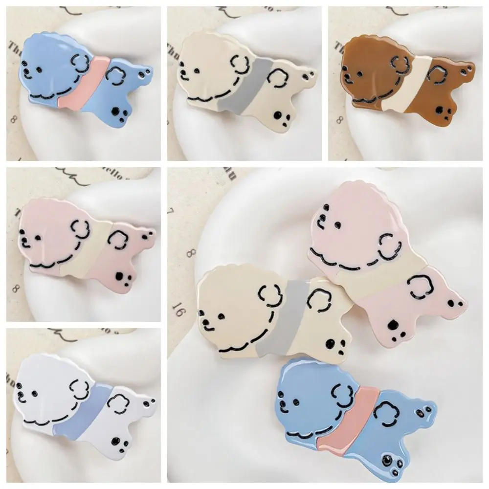 

Милая мультяшная ацетатная клипса для собак креативная забавная Милая темпераментная челка клипса для волос заколка для волос аксессуары для волос для девочек