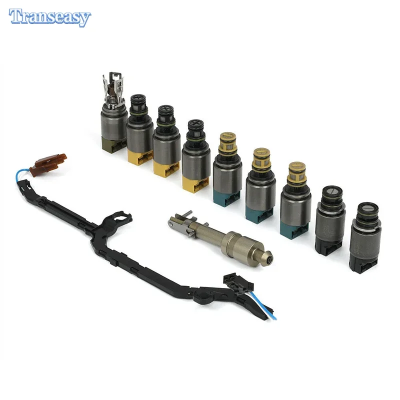 

11 шт. ZF6HP19 ZF6HP26 ZF6HP32 1068298043 Комплект соленоидов коробки передач с жгутом для BMW Jaguar 6HP19 6HP26 6HP32