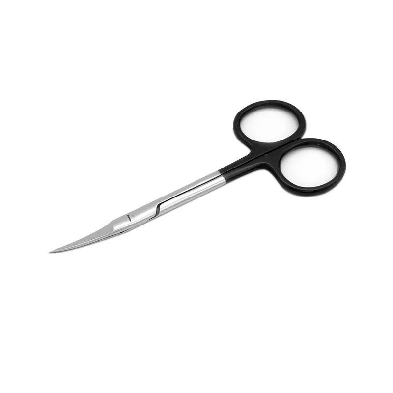 lRussian Manicure Scissors Curved Tip Scissors Professional Stainless Steel Nail Dead Skin Remover Nail Clipper Salon Nail Tools