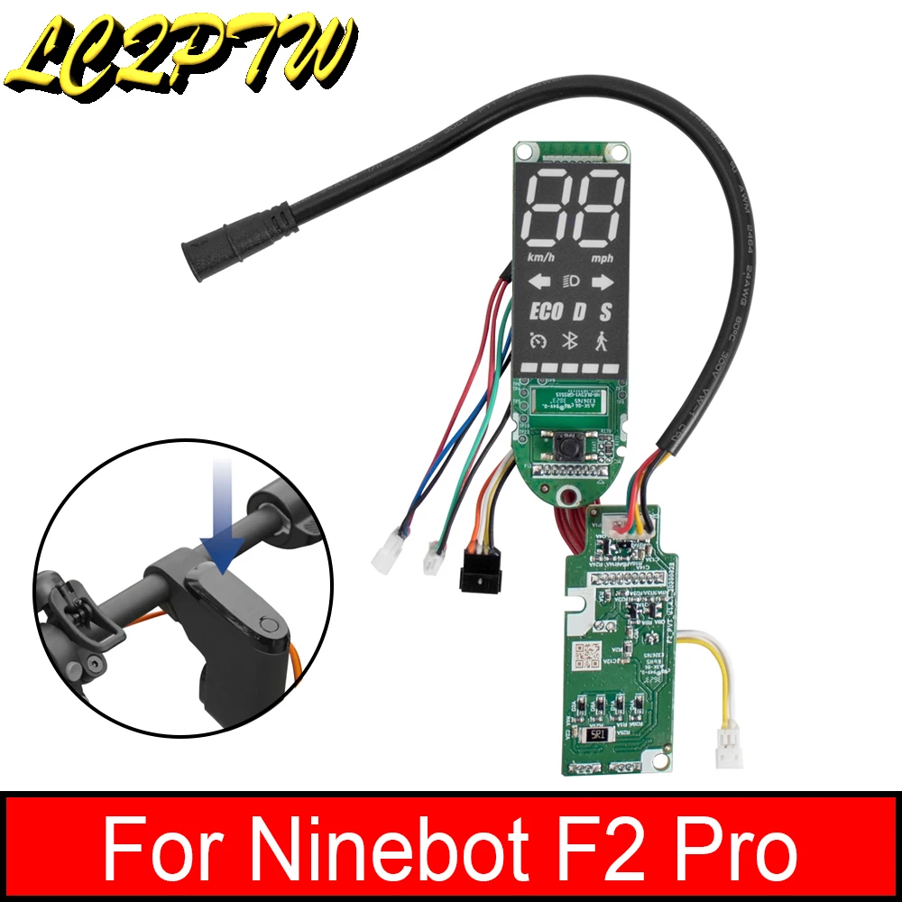 Original Bluetooth Dashboard for Segway Ninebot F2 Pro Electric Scooter Dashboard Circuit Board Display Screen Instrument Parts