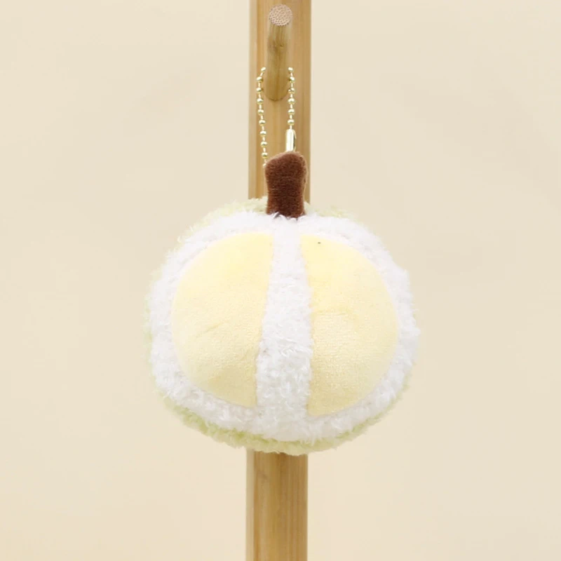 Durian-Porte-clés en peluche doux pour enfants, fruit en peluche, beurre, pendentif de sac, jouets pour enfants, décoration de sac à dos, cadeaux pour filles, mignon