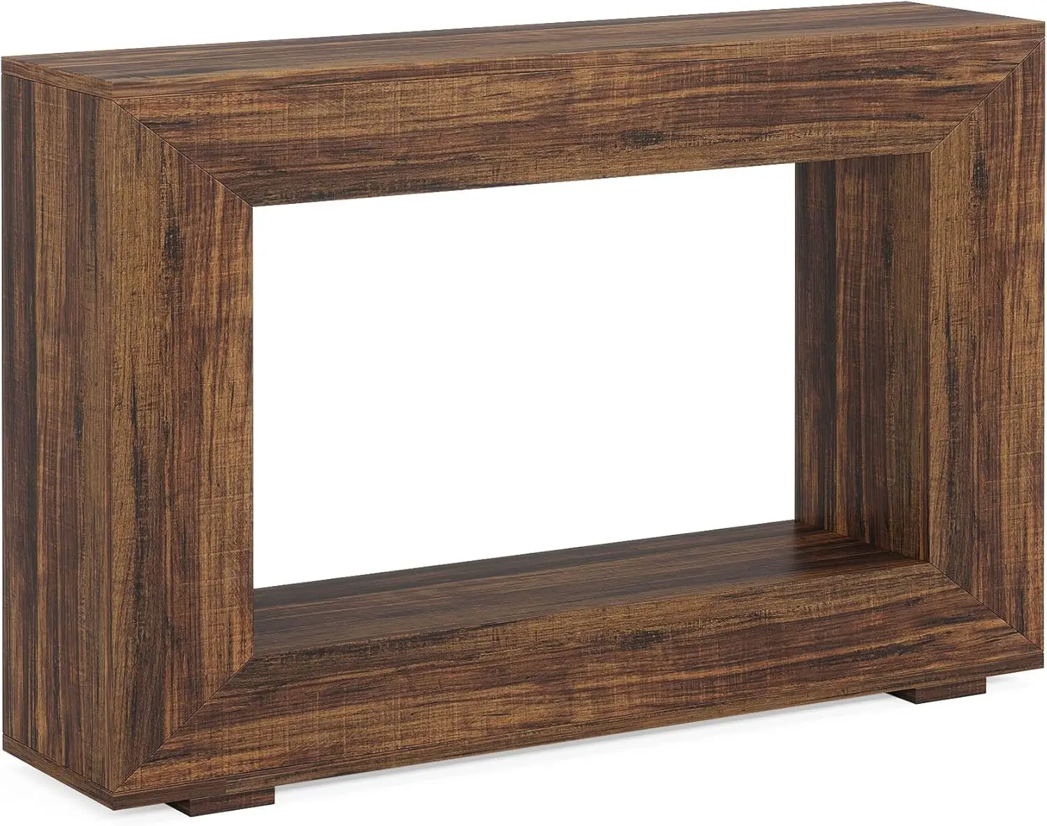 Cross-border farmhouse style console table, 47-inch entrance console table with storage, porch table