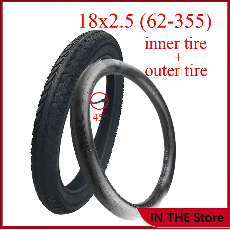 High Quality  18x2.5 62-355Tire, for  Electric Bikes E-bikes Kid  Unicycle Small BMX&Scooter Part