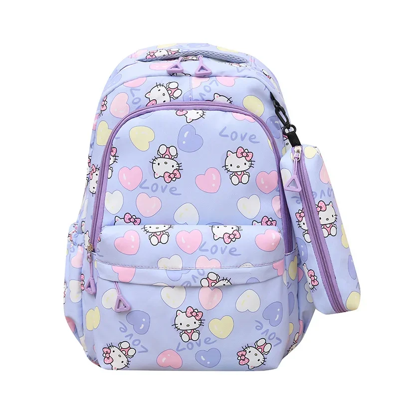 Mochila escolar Sanrio Ins Hello Kitty para estudiantes, gran capacidad, nueva, ligera, Campus, dibujos animados