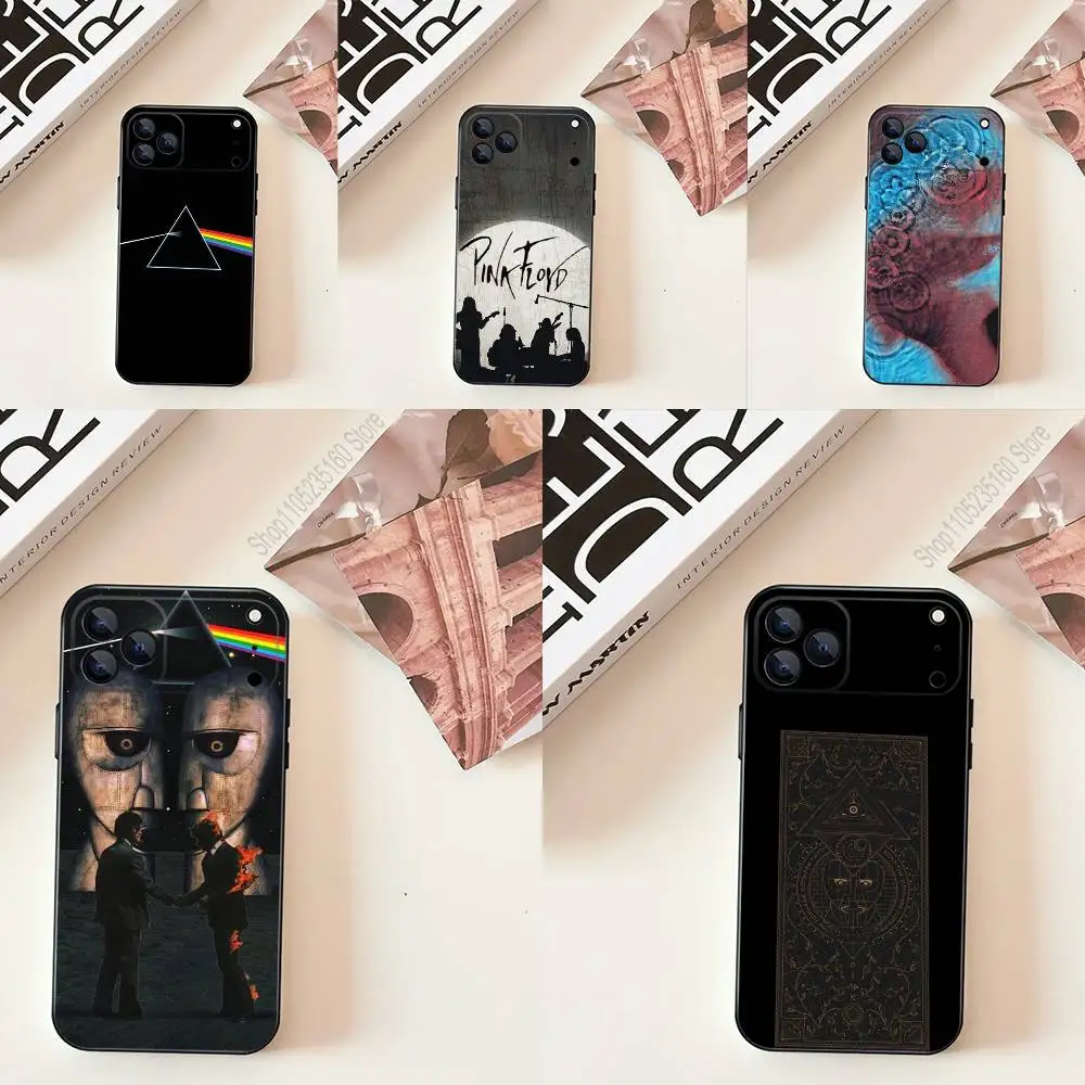 

P-Pink-F-Floyd Cool Phone Case For iPhone 11,12,13,14,15,16,17,Pro,Max,Plus,E,SE4,Air,Mini Black Soft Cover