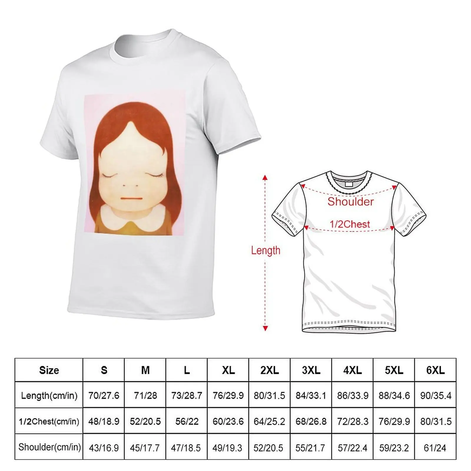 Yoshimoto nara T-Shirt anime t shirts oversize t shirt custom print T-Shirt