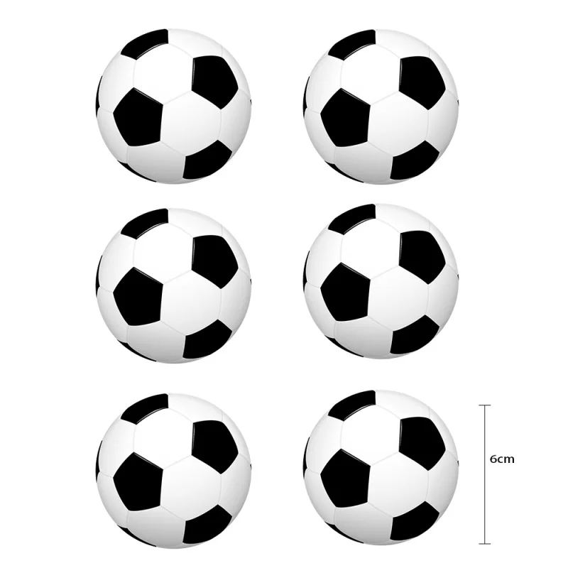 12Pcs Foam Sponge Decompression Vent Stress Balls Toy Soccer Anti Stress Relaxation Sports PU Ball Boy Birthday Party Decor Gift