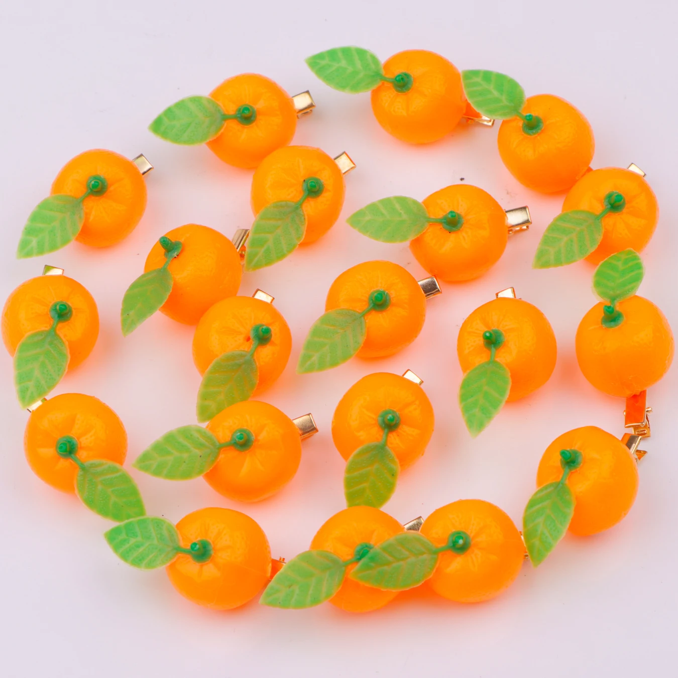 10/20/50/100Pcs/Lot Fashion New Style Cute Funny Fruit 3D Children Hairpin Women Girls Beautiful Duckbill Clip Headwear Gifts