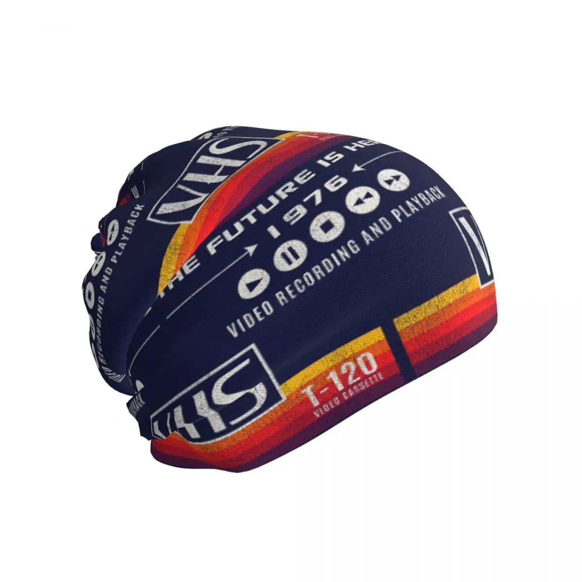 VHS The Future Is Here 1976 Worn Out Dks Bandana Neck Cover Printed Face Scarf Cycling Cycling Scarf For Men Women Adult Winter