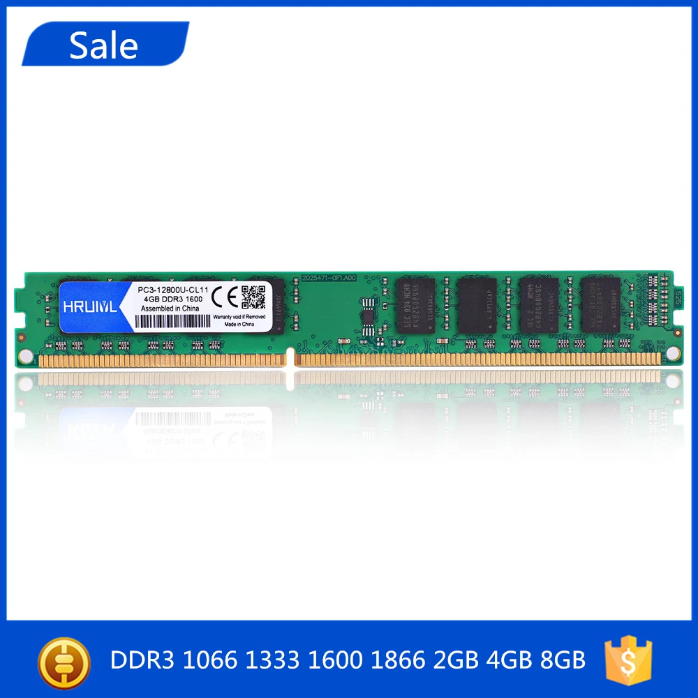 Wholesale DDR3 Desktop Memory DDR3 8GB 4GB 2GB 1066mhz 1333mhz 1600mhz 1866Mhz DDR3 2G 4G 8G Ram PC Motherboard Memoria SODIMM