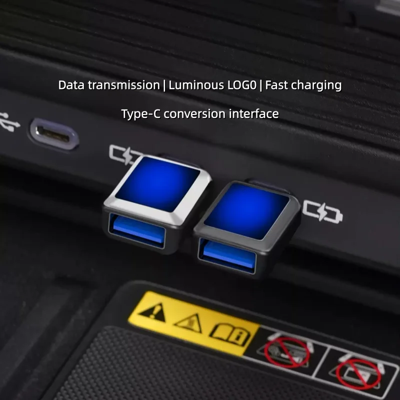 Fit for Toyota RAV4 2026 Auto USB Converter Adapter Type-c Exquisite Compacts Convenient Carry Car Interior Accessories Supplies