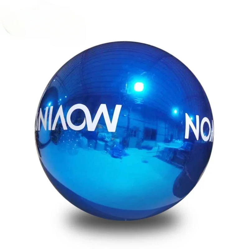 Customizable High-Quality Inflatable Mirror Ball with Logo for Shopping Malls Trade Shows and Promotional Events