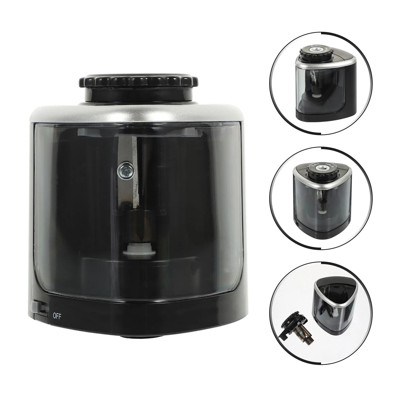 

Automatic Pencil Sharpener Compact Portable Electric Sharpener for Kids Students School Supplies Efficient Sharpening Tool