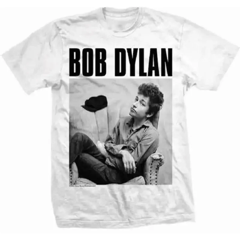 BOB DYLAN Sitting T-SHIRT S M L XL 2XL Neue offizielle Hi-Fidelity-Ware