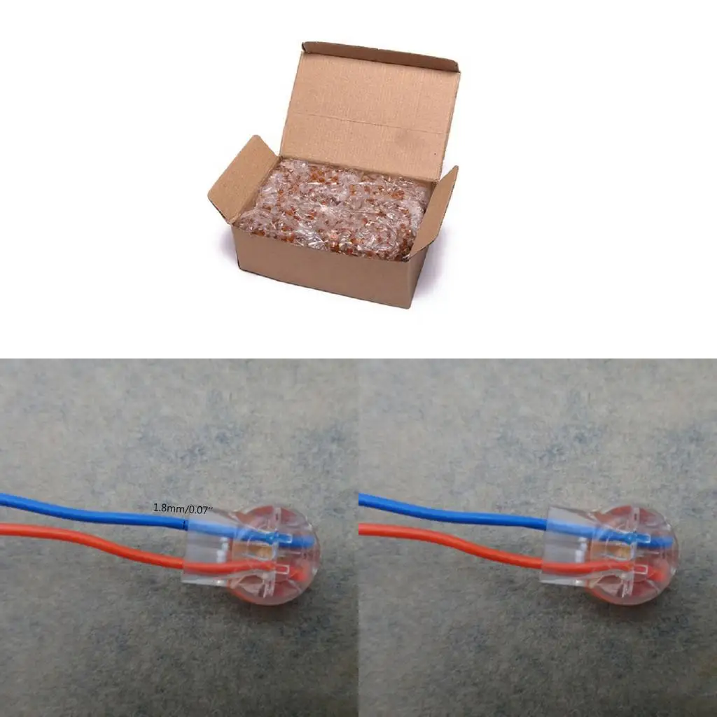 1 DB50 No-Solder 3-Row 50-Pin Male Connector + 200 K1 UY Wire Connectors view 4