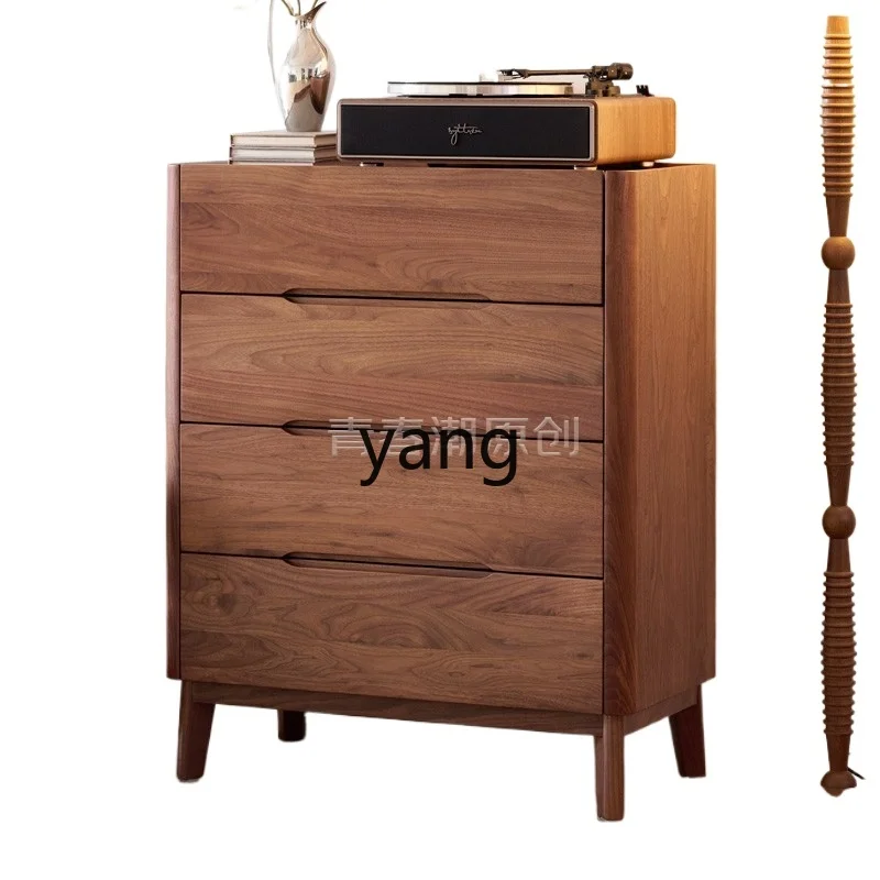 

LTT chest designer storage log four-bucket cabinet light luxury household bedroom storage