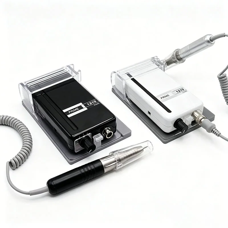 PRIME1210 Cordless Brushless Jewelry Nail Drill 30000RPM 40W 2.35mm Collet Rechargeable Manicure Pedicure Machine with Belt Clip