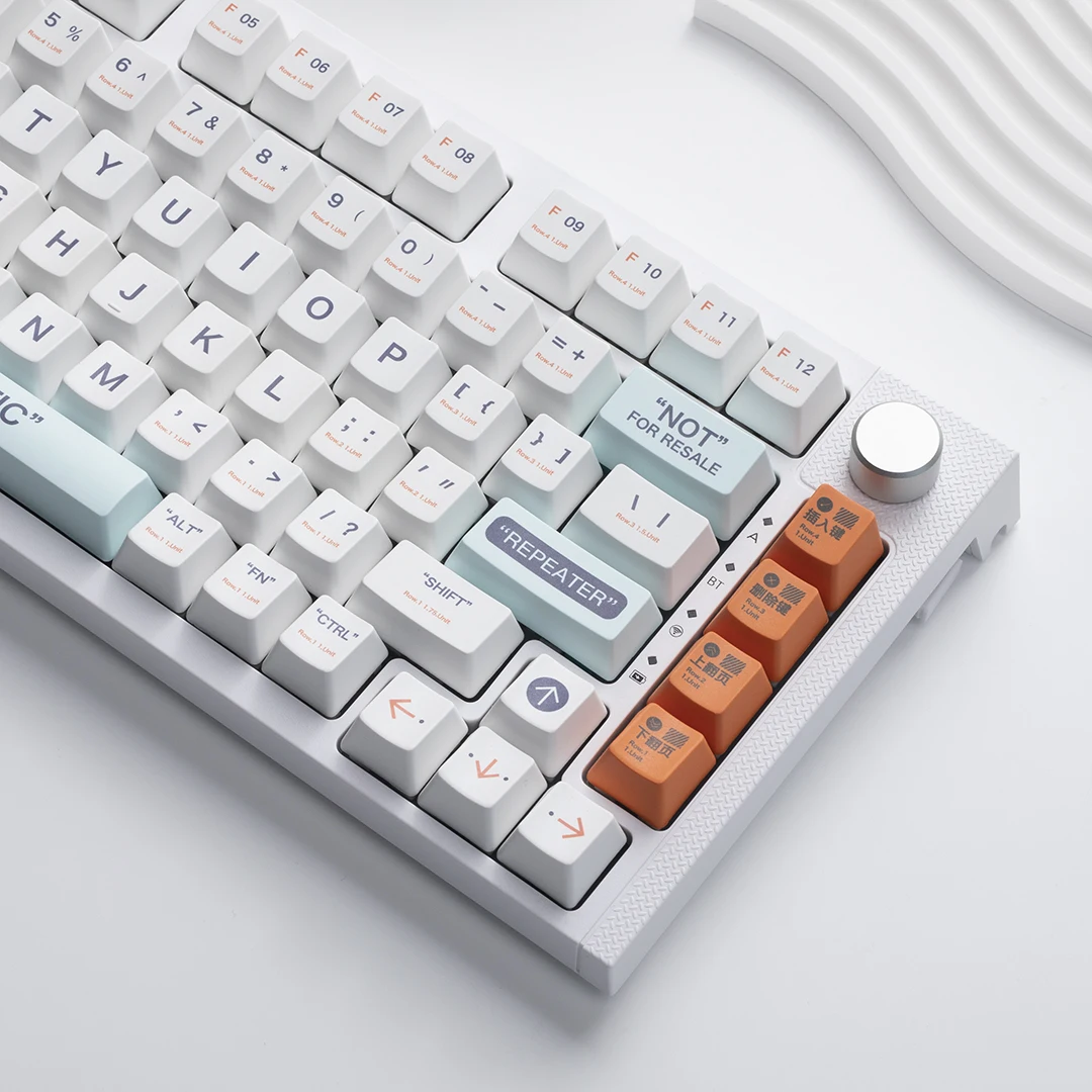 Capuchons de clavier sur le thème du plastique, sublimation de matériau PBT, OEM 402, 87, 84, 75, 68