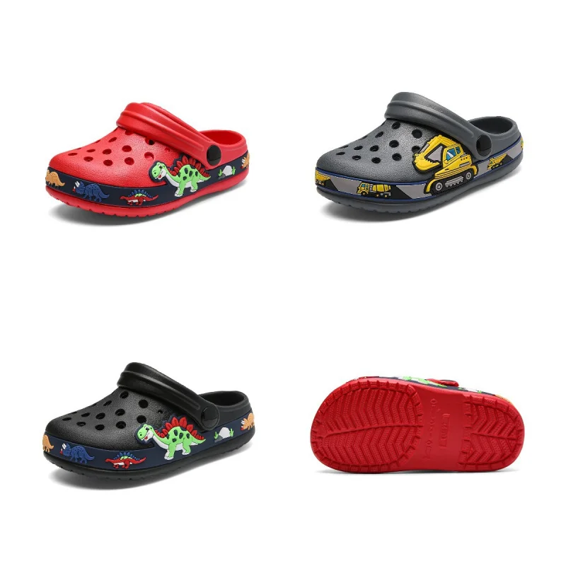 

Children's Clogs Wholesale Boys and Girls Summer Beach Slippers Soft Sole Breathable Parent-Child Sandals Wholesale Durable