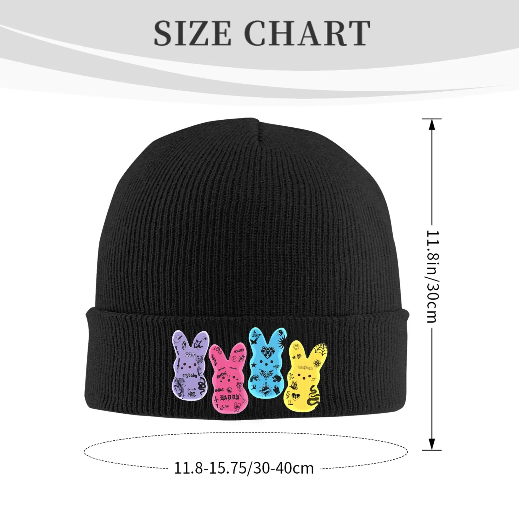 Tattooed Lil Peep  Knit Hat Beanie Autumn Winter Hat Warm Unisex  Street  Caps Men Women Gift,