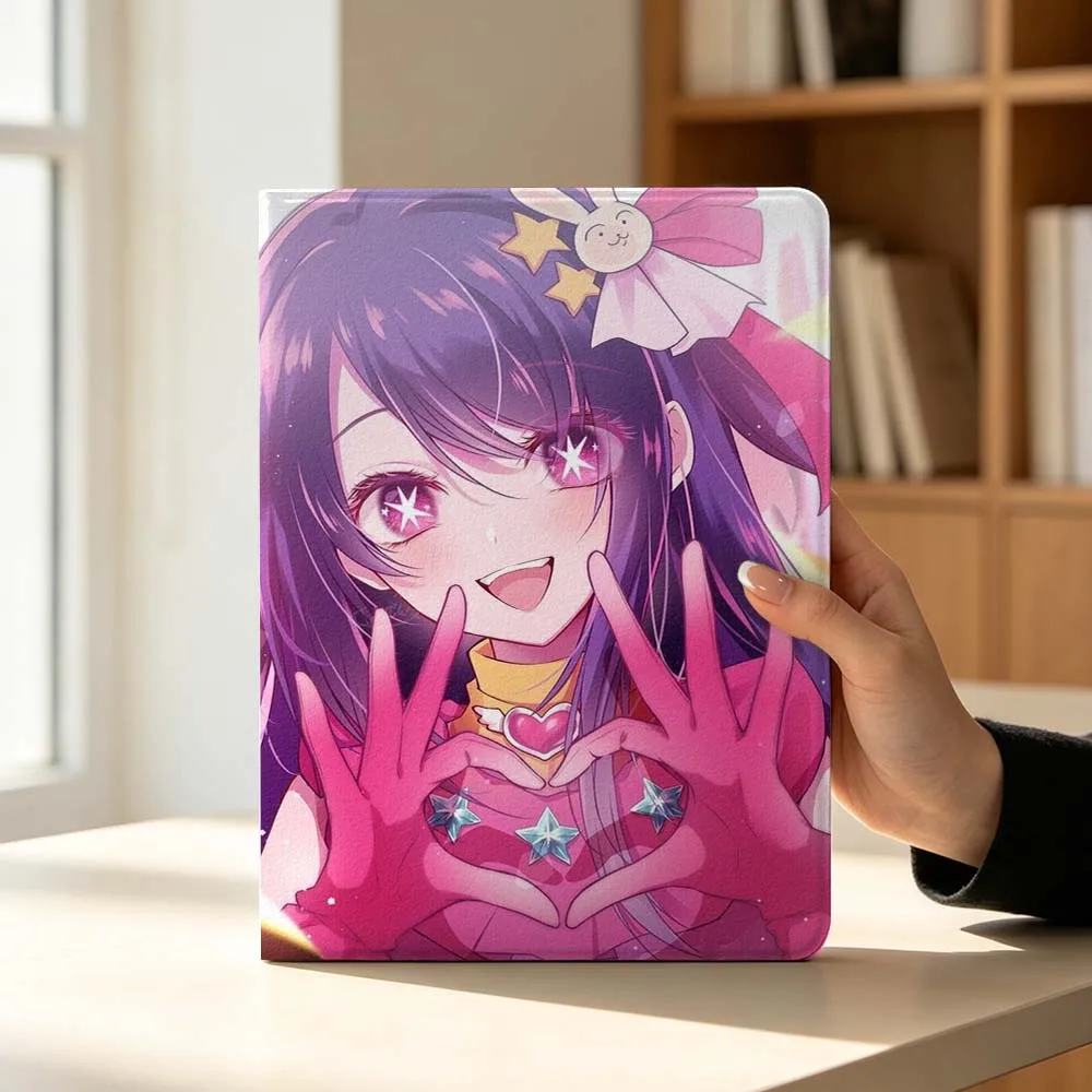 Cute Purple Hoshino Ai For Honor Tab Magic Pad GT X9a 6 X9 X8A X8 V8 V7 9 V9 8 2 3 4 13.3 10 Pro Inch Tablet Case Gift