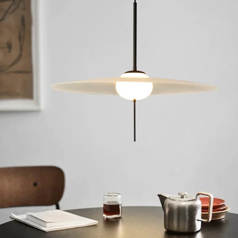 

Minimalist Creative LED Pendant Light Restaurant Ceiling Chandelier Living Room Study Bar Decoration Art Suspension Hanging Lamp