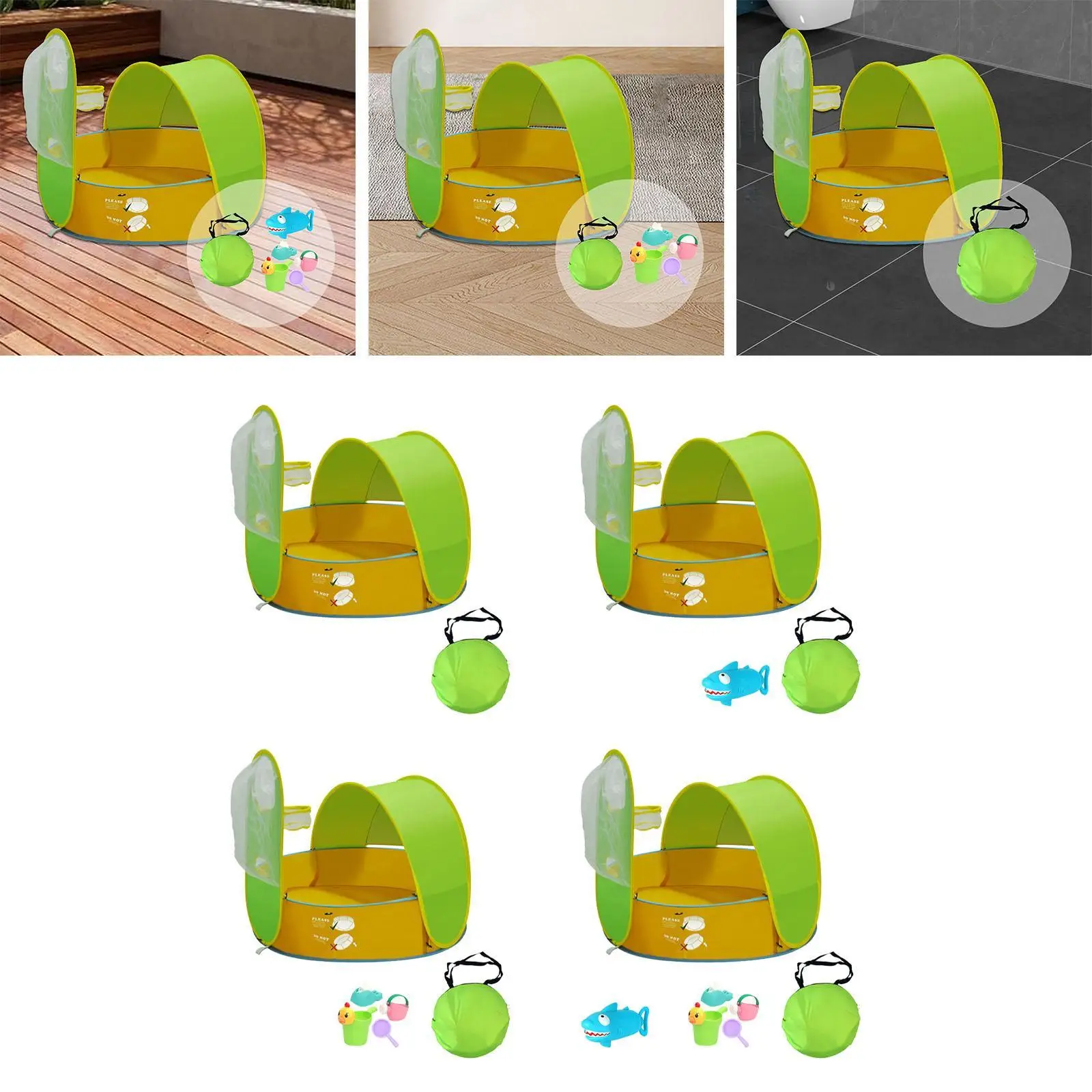 

Растительный бассейн, складной с тенью над землей, бассейн для собак, детский бассейн для детей, для двора, сада, вне пляжа, лета