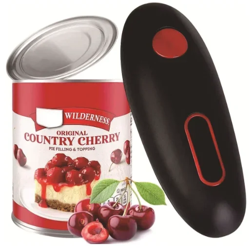 

E14 Electric Safety Can Opener Smooth Edge Jar Bottle Openers Home Kitchen Battery Operated Handheld Automatic Can Tin Opener