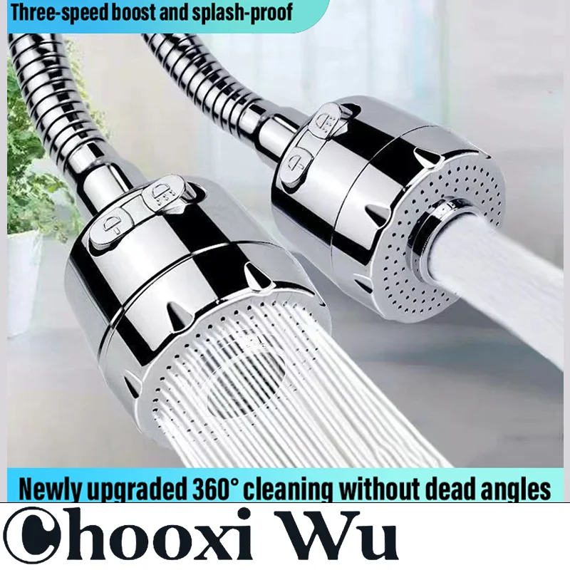 

CHOO XIUU - kitchen bathroom basin faucet extender, 360° rotating faucet aerator, multi-function faucet extender