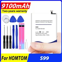 New 9100mAh Replacement Battery for HOMTOM S99 S8 HT70 HT50  S9 Plus in Stock