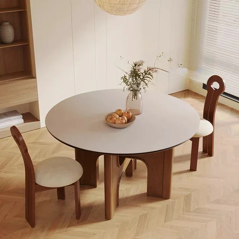 Nordic Luxury Dining Table Retro Style Design Wooden Beautiful Delicate Household Dining Tables Mesas De Jantar Home Furniture