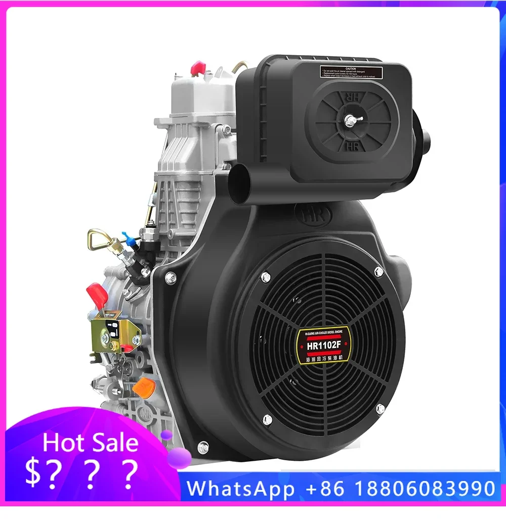 Hi-earns NEW product 18h·p 1102F single cylinder air cooled die·sel machineryengines