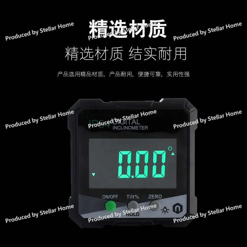 Digital Inclinometer High Precision Electronic Inclinometer with Magnetic Angle Meter Measurement of Slope Level