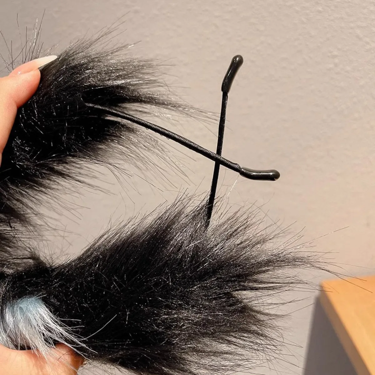 1 قطعة عقال أذن القط لطيف أفخم هيرباند عطلة فستان عيد الميلاد الحيوان الأذن هوب إكسسوارات الشعر للأطفال