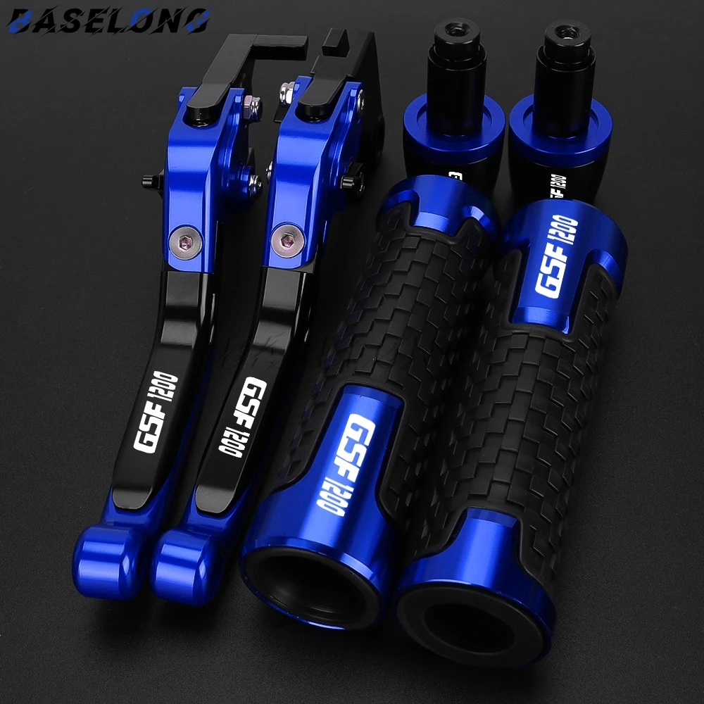 For Suzuki GSF1200 GSF 1200 BANDIT 2001 2002 2003 2004 2005 2006 Motorcycle Parts Clutch Brake Levers Handle Bar End Grips Caps