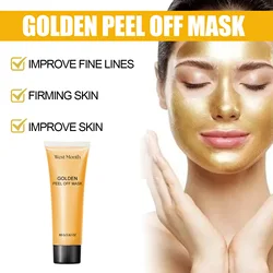 West & Month 24K Gold Tearing Mask Exfoliating Blackhead Deep Cleaning Facial Care Skin Care Delicate Pores Firming Skin Care