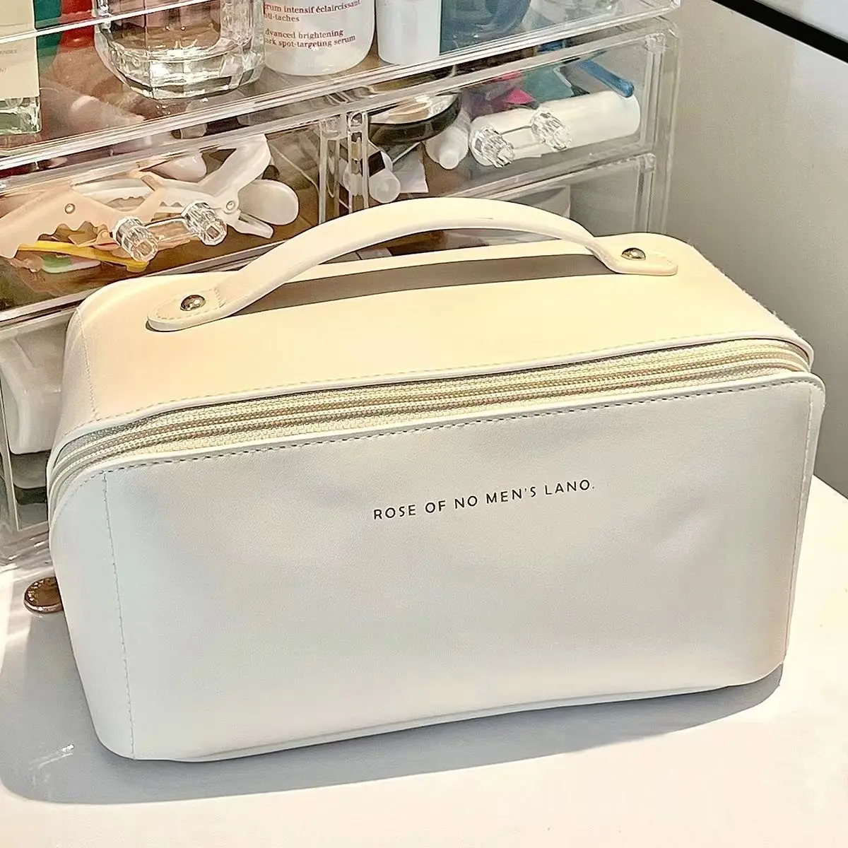 Women Large Capacity Travel Cosmetic Bag Multifunction Travel Cosmetic Bag Toiletries Organizer Female Storage Make Up Case Tool