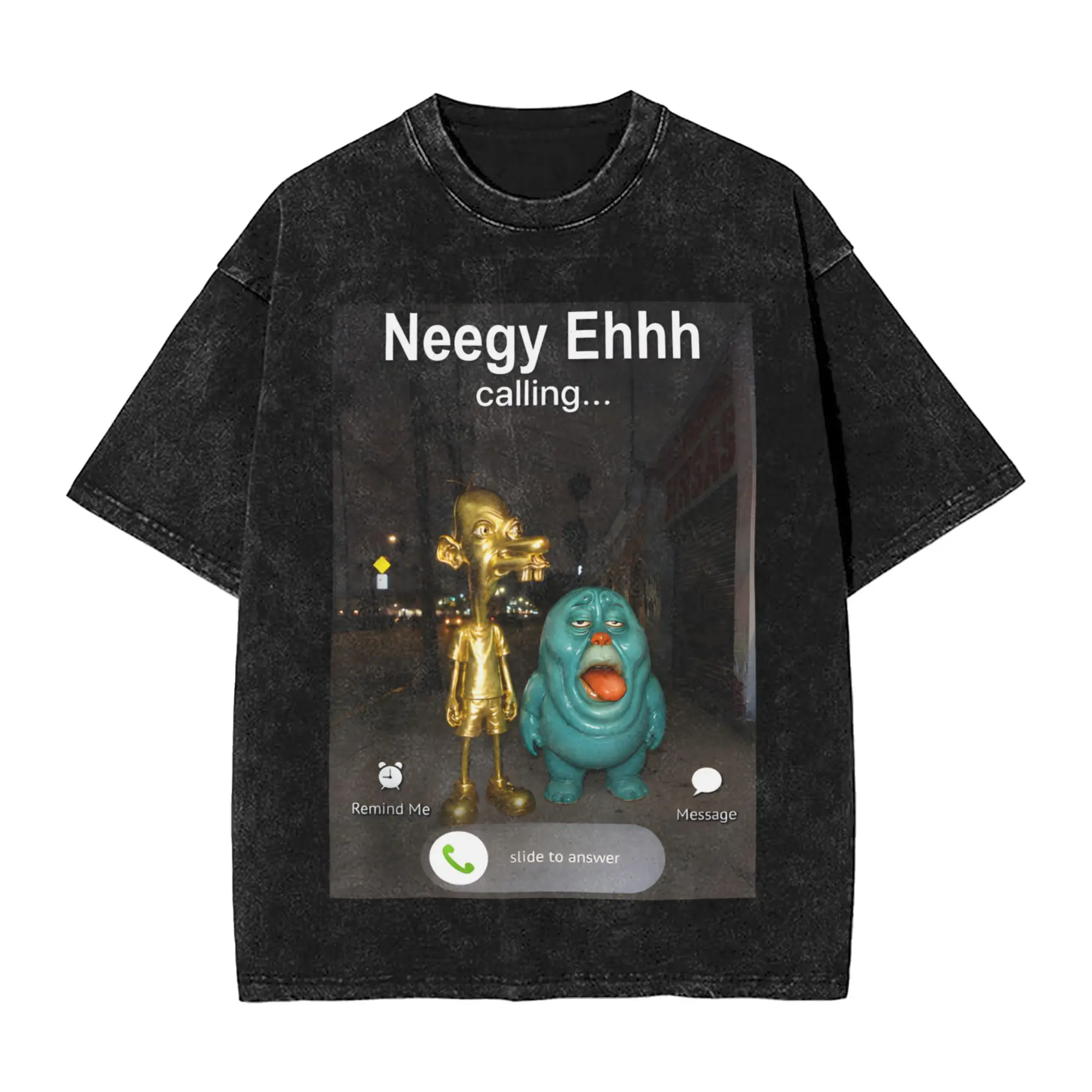 Harajuku Washed Shirt There is Motion at Your Front Door Tung Tung Tung sahur Meme  Merch Casual T-Shirts Harajuku  Streetwear