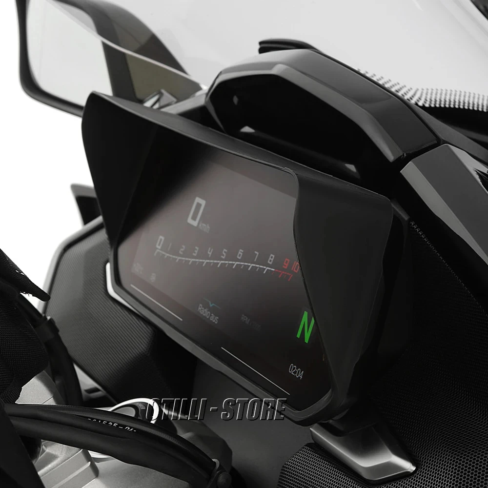 Motorcycle Accessories Black Glare Shield TFT 10.25” cockpit Connectivity Display For BMW R1250RT K1600GTL K1600GT K1600B K 1600