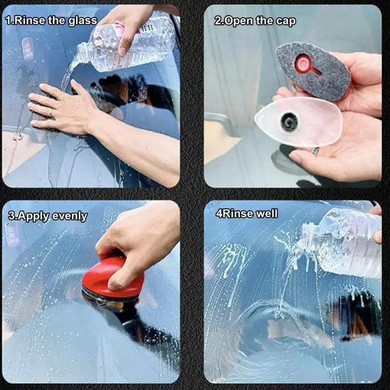 Car Glass Shiny Mouses Windshield Cleaning Oil Film Removal Strong Stain Removal Glass Refreshing Coating Crystal Plating Agent