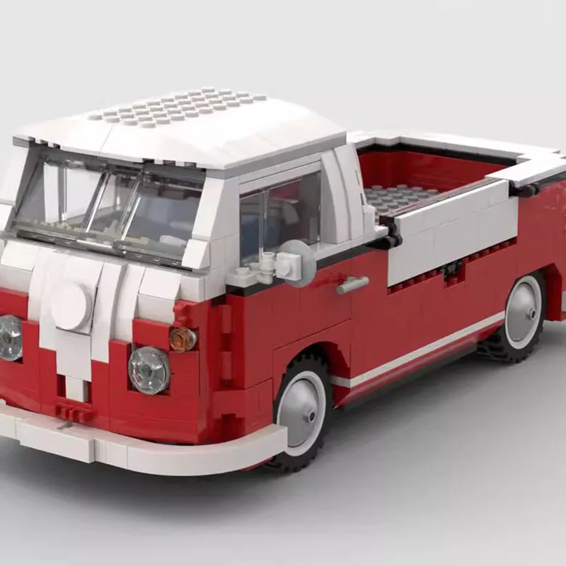 MOC ピックアップ トラック クリエイティブ パズル ビルディング ブロック モデルのおもちゃ
