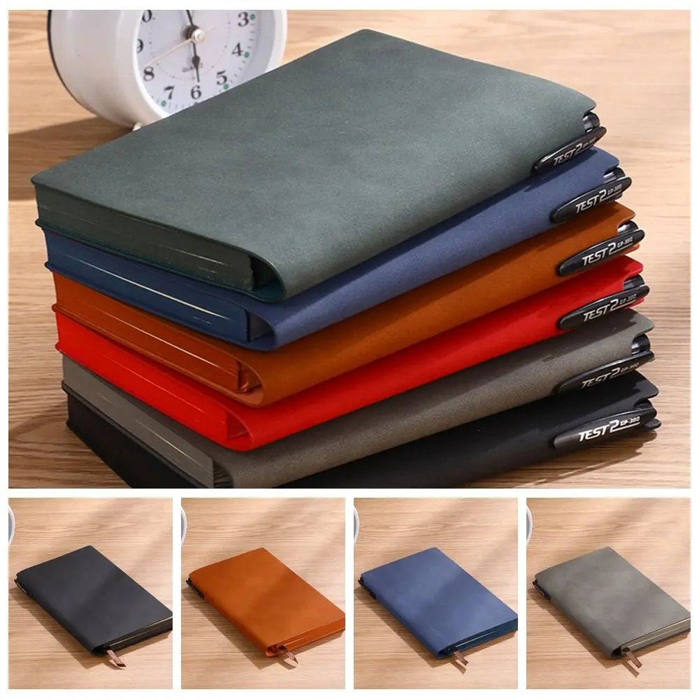 Portable Soft A6 Notebook Retro Simple Leather Diary Fashions Non-bleeding Ink Pocket Notebook Student