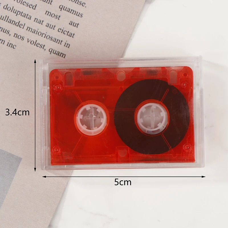 Nuevo Reproductor de cinta en blanco de Cassette estándar de 5*3,4 CM vacío 60 minutos grabación de cinta de Audio magnética para grabación de música de voz